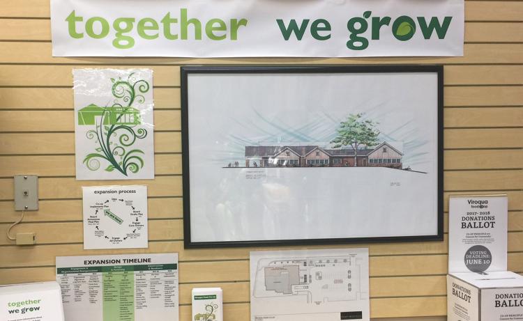 Viroqua Food Co-op expansion table
