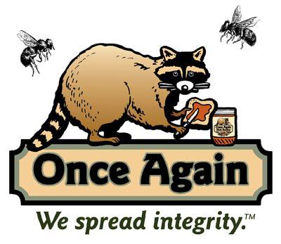 Once again honey logo